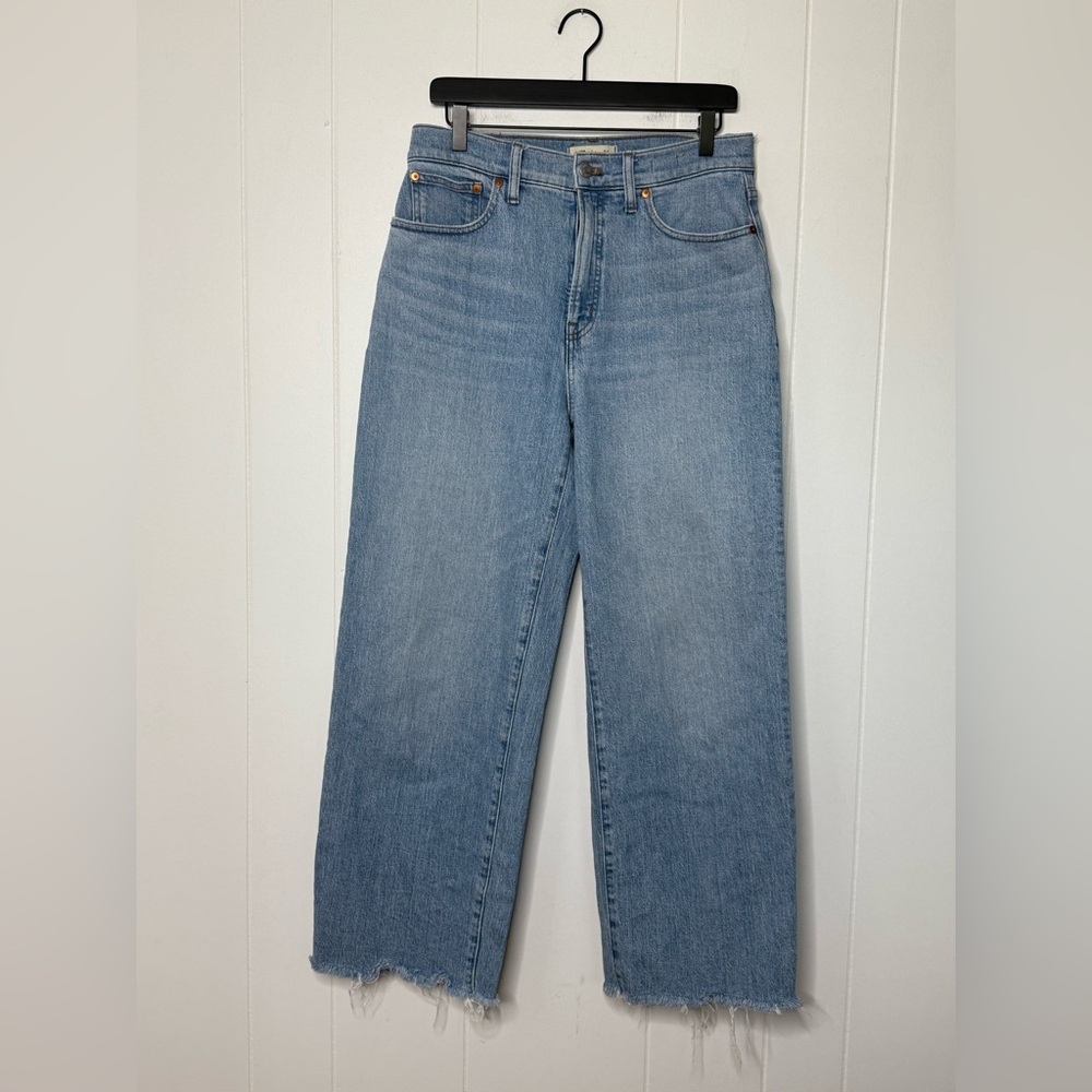 Madewell Perfect Vintage Wide Leg Crop Jean Size 29 Tall
